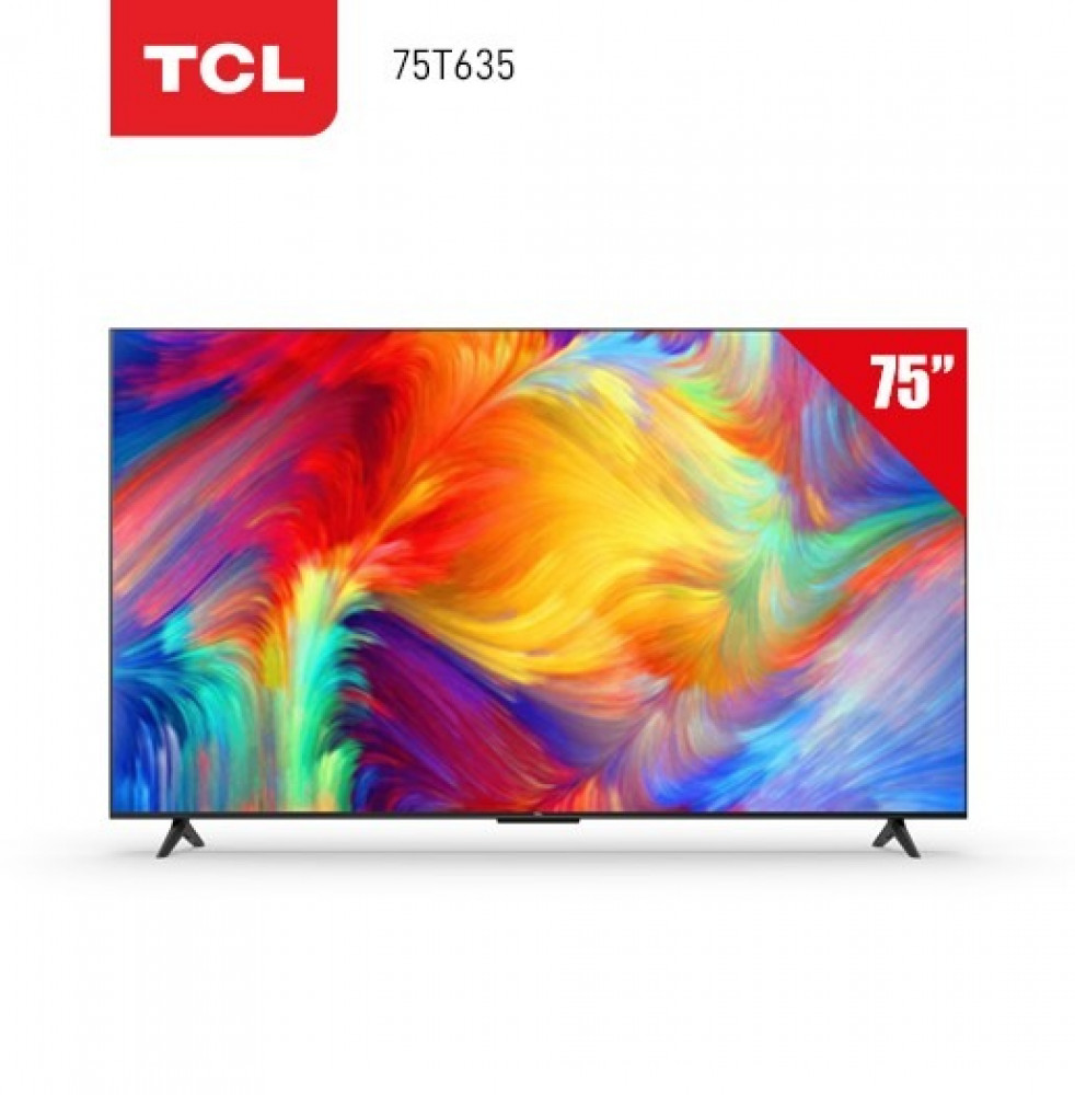 شاشة تلفزيون تي سي ال 75 بوصة 4k LED UHD TV